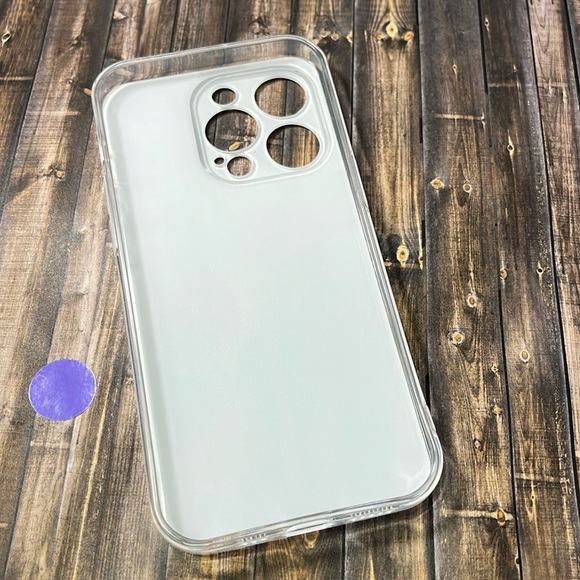 5for$10 Painted Cream Tulips Floral iPhone 14 Pro Protective Phone Case NWT - Picture 4 of 5